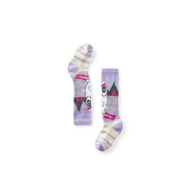 Smartwool Wintersport Full Cushion Yeti Pattern Over The Calf Socks Ultra Violet