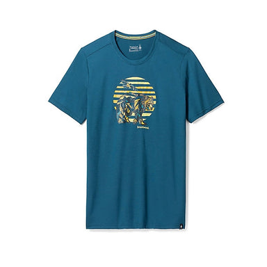 Smartwool Companion Trek Graphic Short Sleeve Tee Twilight Blue