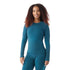 Smartwool Intraknit Active Base Layer Crew Twilight Blue-Pool Blue
