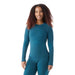 Smartwool Intraknit Active Base Layer Crew Twilight Blue-Pool Blue