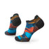Smartwool Run Targeted Cushion Brushed Print Low Ankle Socks Alpine Blue