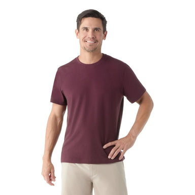 Smartwool Perfect Crew Short Sleeve Tee Eggplant