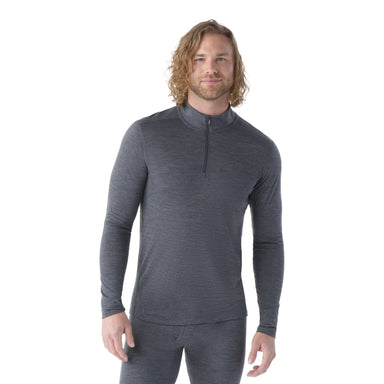 Smartwool Classic All-season Merino Base Layer 1/4 Zip Iron Heather