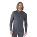 Smartwool Classic All-season Merino Base Layer 1/4 Zip Iron Heather