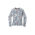 Smartwool Classic Thermal Merino Base Layer Crew Winter Sky Floral