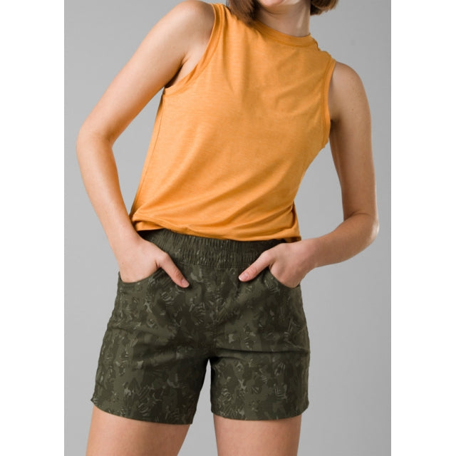 Prana Halle E-Waist Short II Evergreen Camo