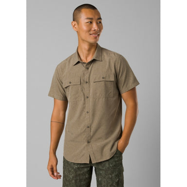 Prana Lost Sol Ss Shirt Peat Heather