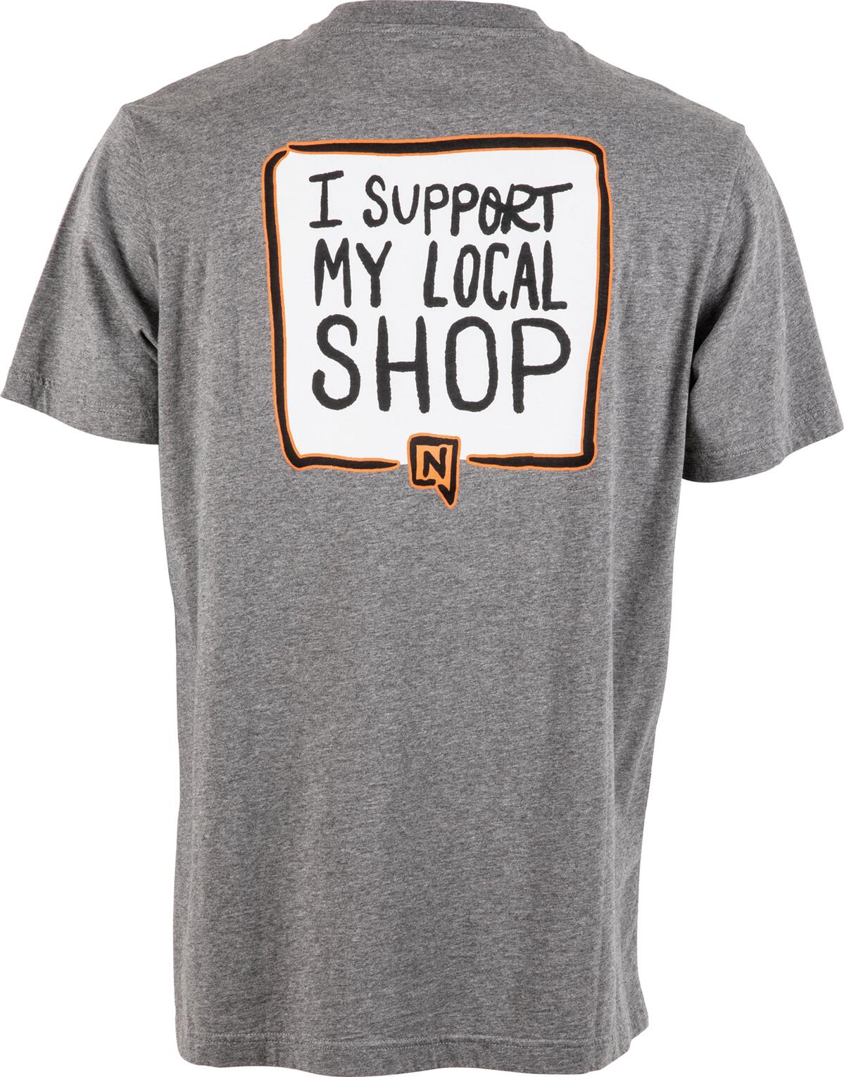 2023 Nitro Support Local Tee Heather Graphite