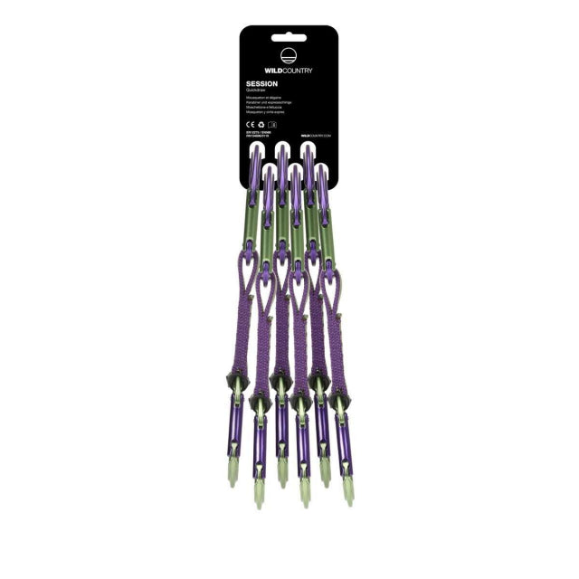 Wild Country Session Quickdraw 6x12cm Purple/Green