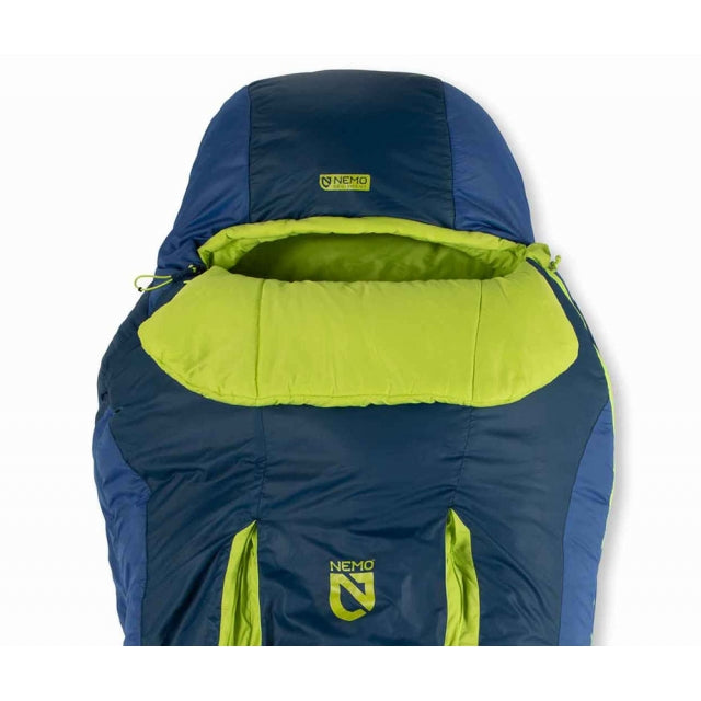 Nemo Forte Endless Promise Synthetic Sleeping Bag Abyss/Green Sheen