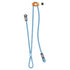 Petzl Lanyard Dual Connect Adjust Blue Blue