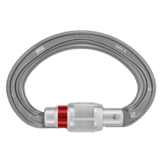Petzl Carabiner Omnicrew-lock Gray