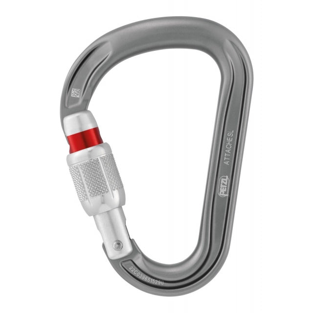 Petzl Carabiner Attachecrew-lock Gray Gray