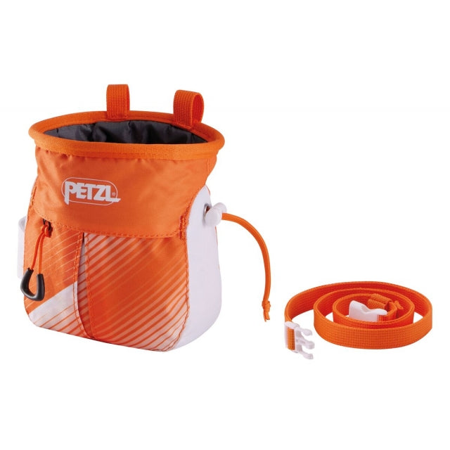 Petzl Chalk Bagakapoche Black Dazzle Orange/White