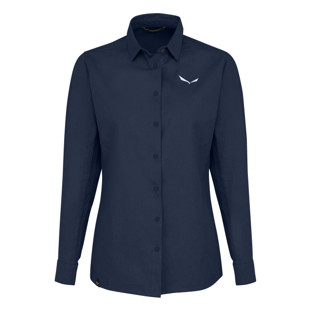 Salewa Fanes Hemp L/s Shirt Navy blazer