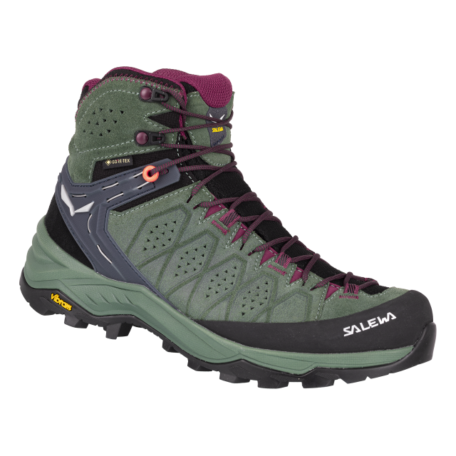 Salewa Women's Alp Trainer 2 Mid GTX Duck Green/Rhododendon