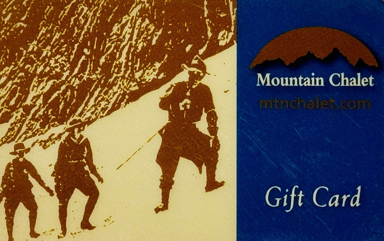 Mountain Chalet Physical Gift Card (In Store Use) $25.00 USD