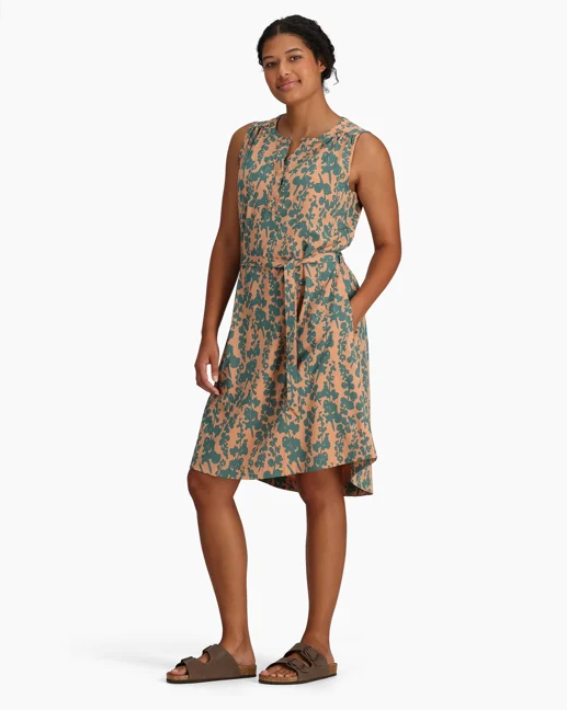 Royal Robbins Womens Spotless Traveler Tank Dress Cork / Alamere