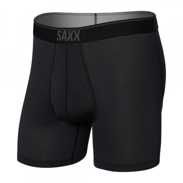 Saxx Mens Quest Quick Dry Mesh Boxer Brief Fly