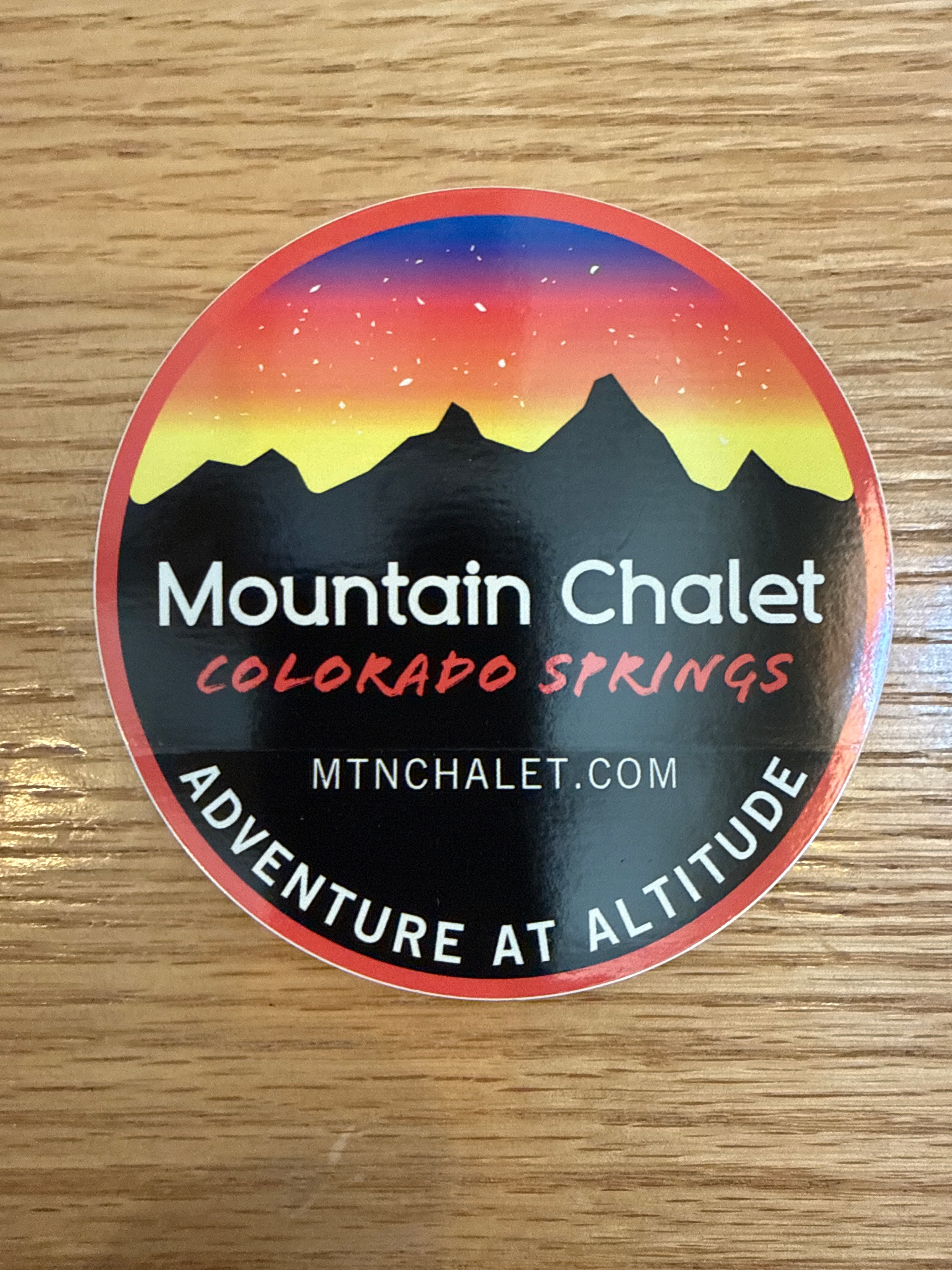 Mountain Chalet 4 Sticker