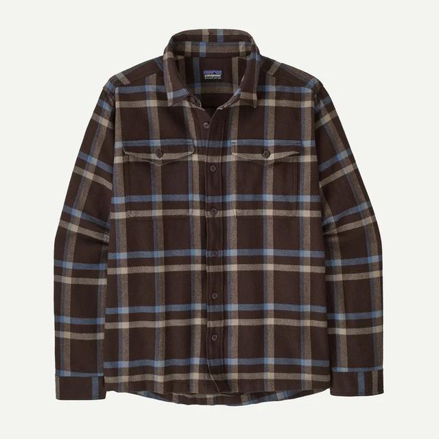 Patagonia Fjord Flannel Shirt Crossing: Den Brown
