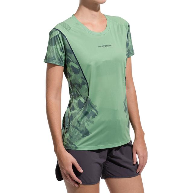 La Sportiva Womens Pacer T-shirt W Aspen Green/Night Sky