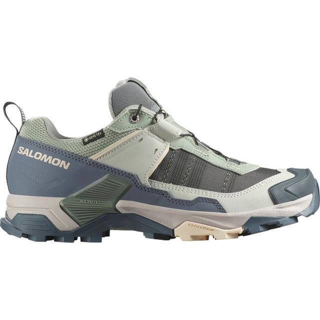 Salomon X Ultra 5 Gore-tex Seagrass / Turbulence / Tender Peach