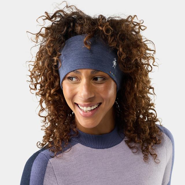 Smartwool Unisex Thermal Merino Reversible Headband Nightfall Blue Heather