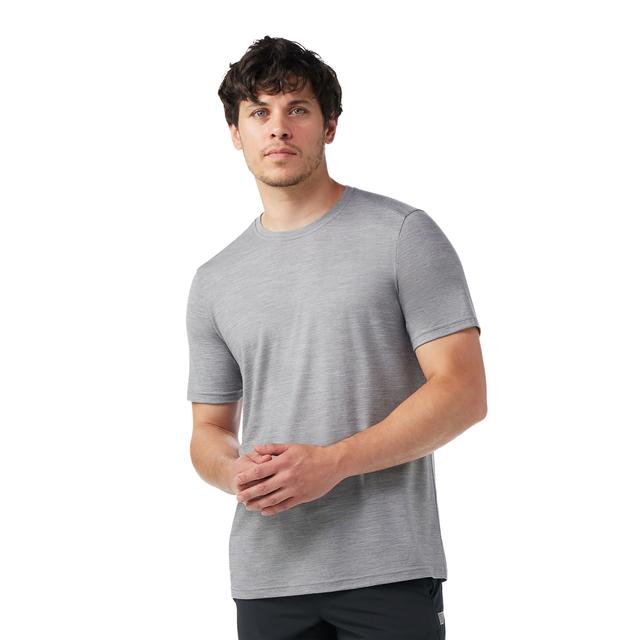 Smartwool Active Short Sleeve T-shirt Light Gray Heather