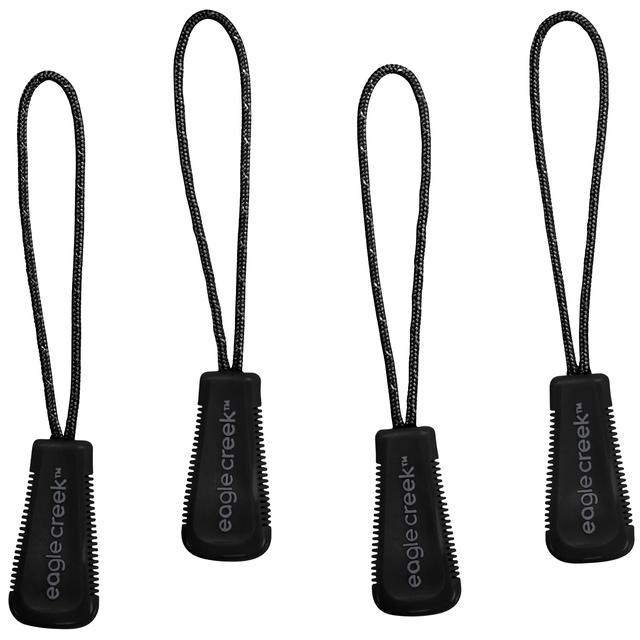 Eagle Creek Reflective Zipper Pull Set Black