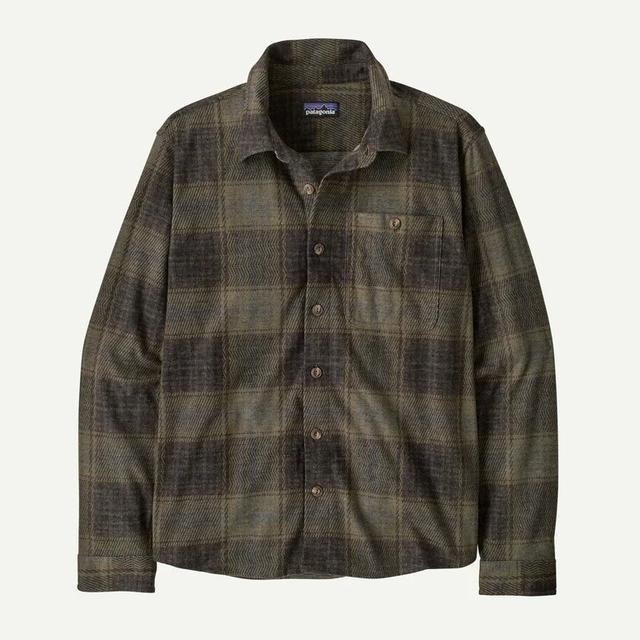 Patagonia Stretch Fjord Flannel Shirt Basin Green