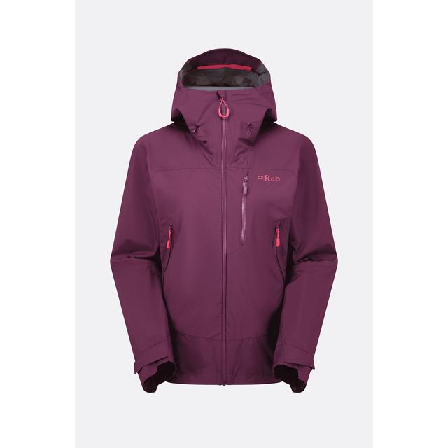 Rab Downpour Mountain Waterproof Jacket Mulberry