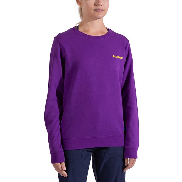La Sportiva Climbing On The Moon Sweatshirt W Viola/Giallo