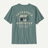 Patagonia Mens Forge Born T Shirt Blue Sage