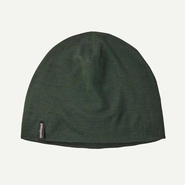 Patagonia Overlook Merino Wool Liner Beanie Treeline Green