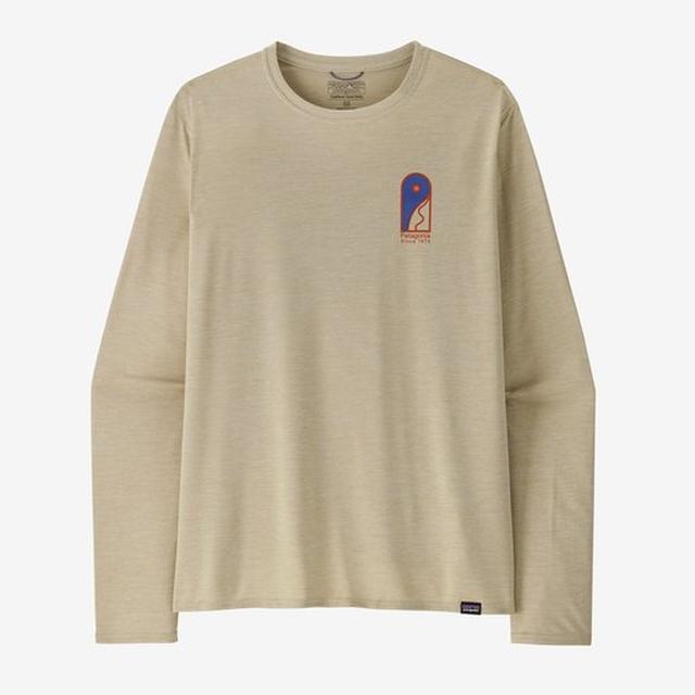 Patagonia L/s Cap Cool Daily Graphic Shirt - Lands Pumice