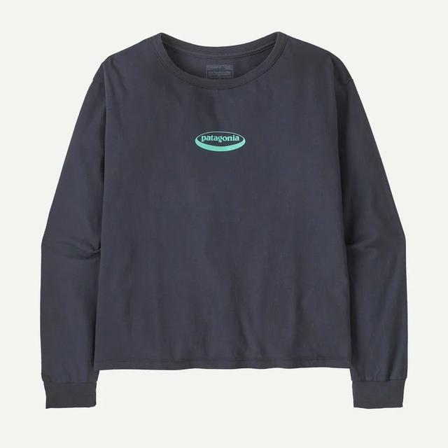 Patagonia Womens Long Sleeved 95 Oval Logo Easy Moon Tripper