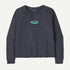 Patagonia Womens Long Sleeved 95 Oval Logo Easy Moon Tripper