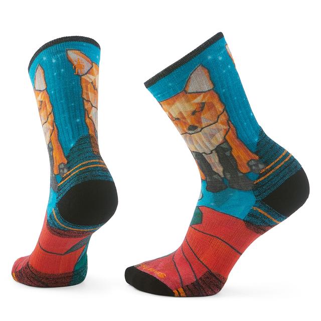 Smartwool Hike Geo Fox Print Crew Socks Capri Capri