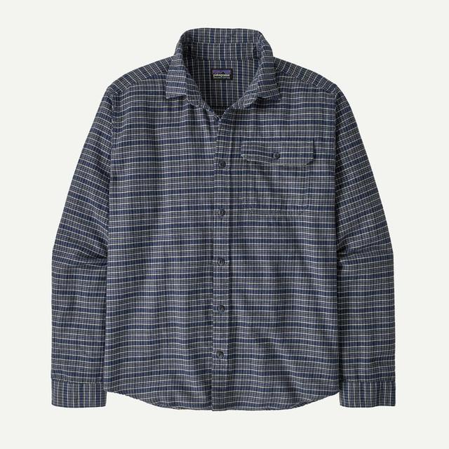 Patagonia L/s Lw Fjord Flannel Shirt Sunken Blue