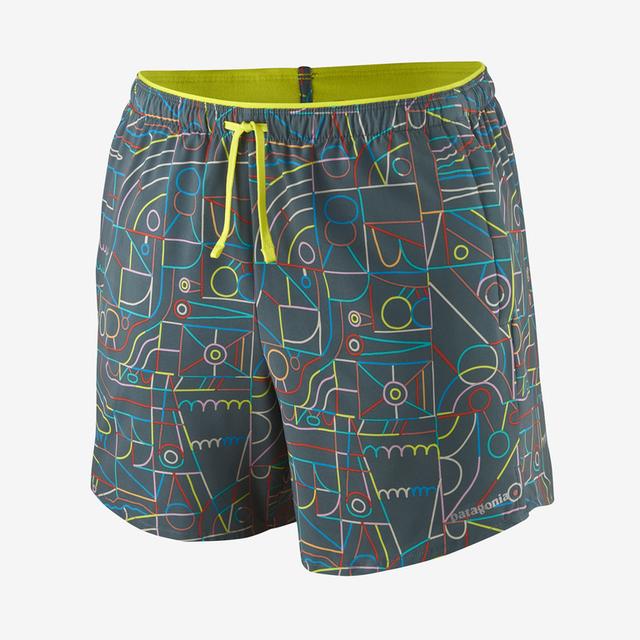 Patagonia Multi Trails Shorts - 5 1/2 In. Lose Yourself Outline: Nouveau Green