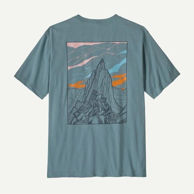 Patagonia Cloud Crag T Shirt Blue Sage