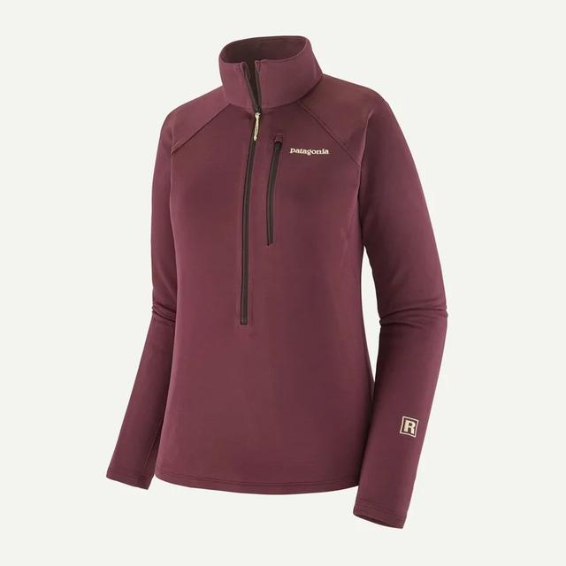 Patagonia R1 Ultralight 1/2 Zip Berry Fig