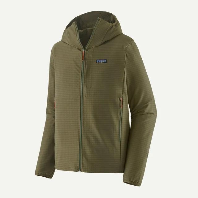 Patagonia Mens R1 Techface Hoody basin green