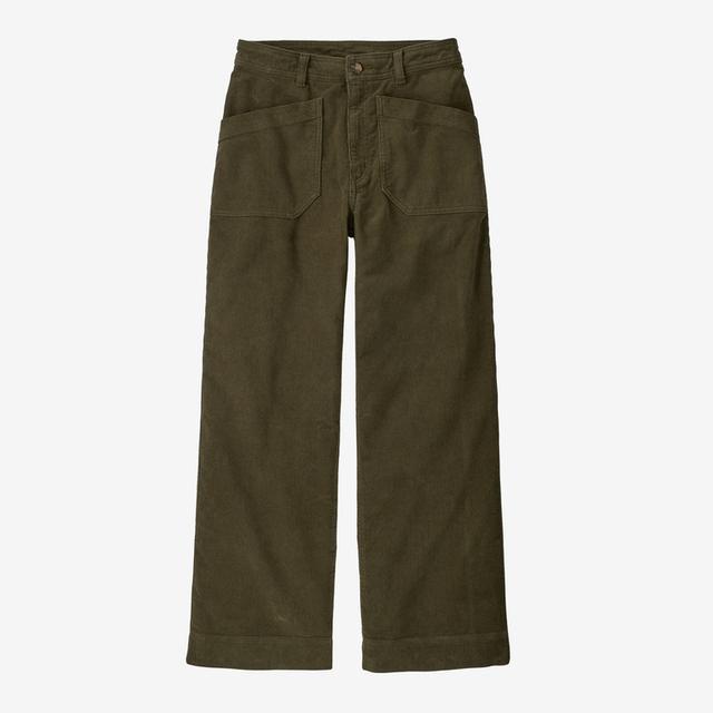 Patagonia Wide Leg Cord Pants Basin Green