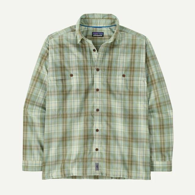Patagonia Mens L/s Island Hopper Shirt lichen green