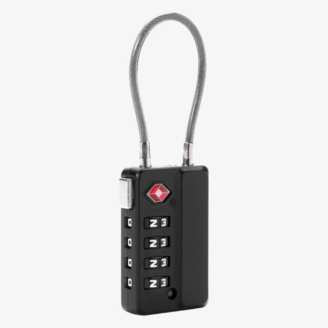 Eagle Creek Cable 4-dial Tsa Lock Black