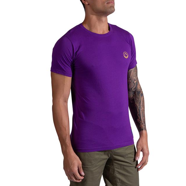 La Sportiva Climbing On The Moon T-shirt M Viola/Giallo