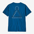 Patagonia Dawn Tracks Organic T Shirt Endless Blue