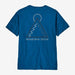 Patagonia Dawn Tracks Organic T Shirt Endless Blue